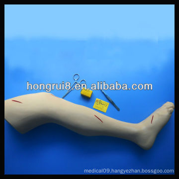 Ideal practice suturing teaching leg suture model